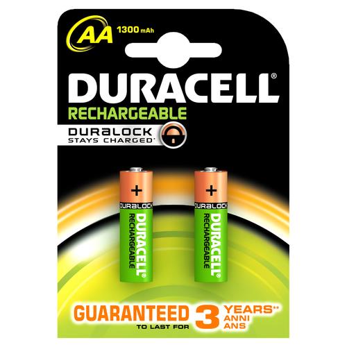 DURACELL Duracell batterie ricaricabili stilo (AA) blister da 2 pezzi